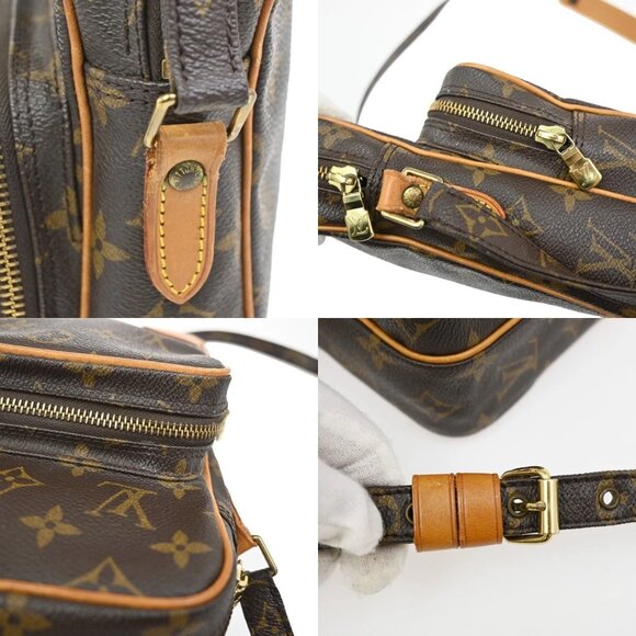 LOUIS VUITTON Amazon Shoulder Bag Monogram Leather Brown M45236 80TA039 - Picture 9 of 16